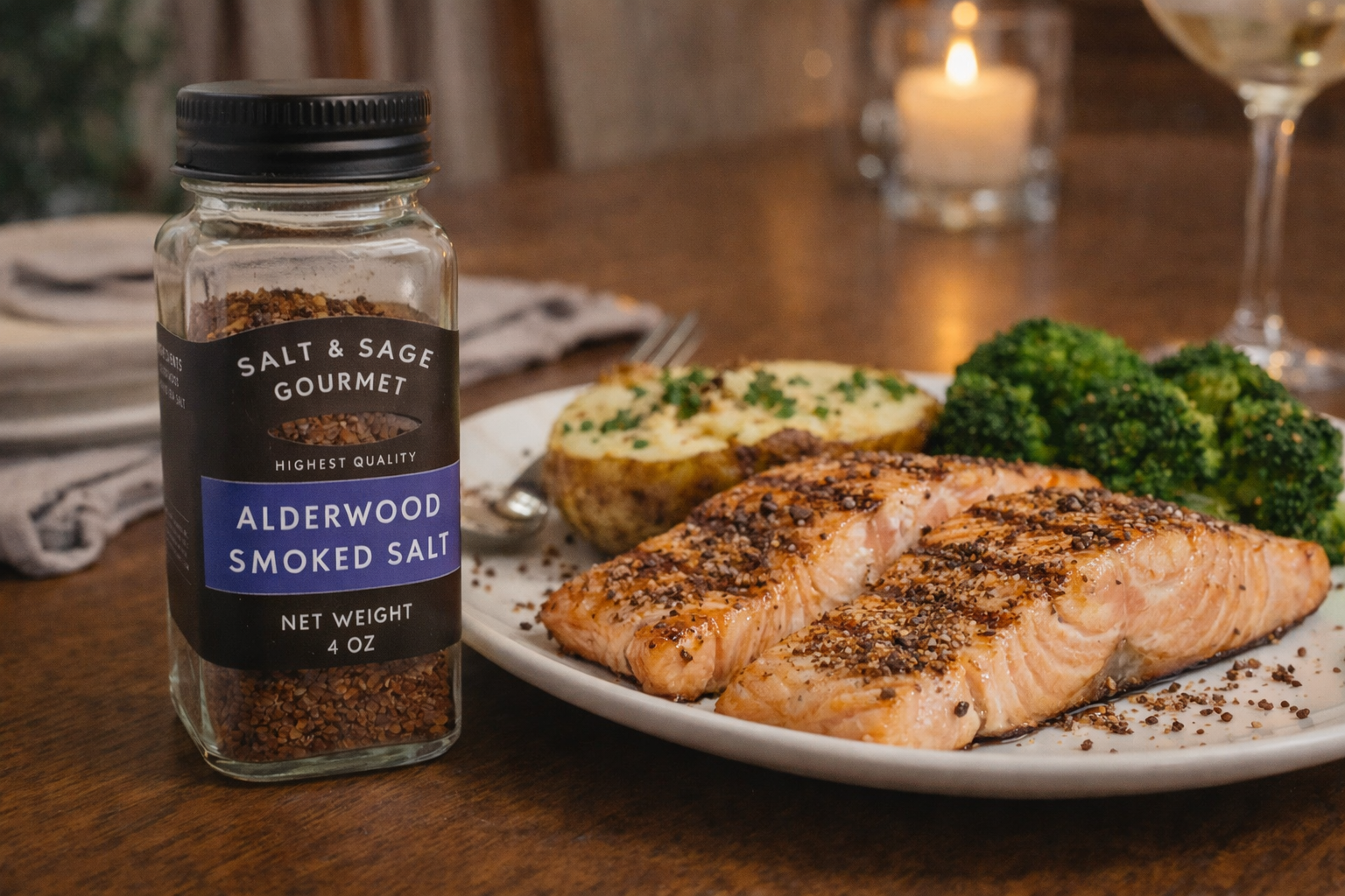 Alderwood Smoked Salt